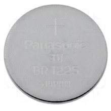 Battery: lithium 3V BR1225,...