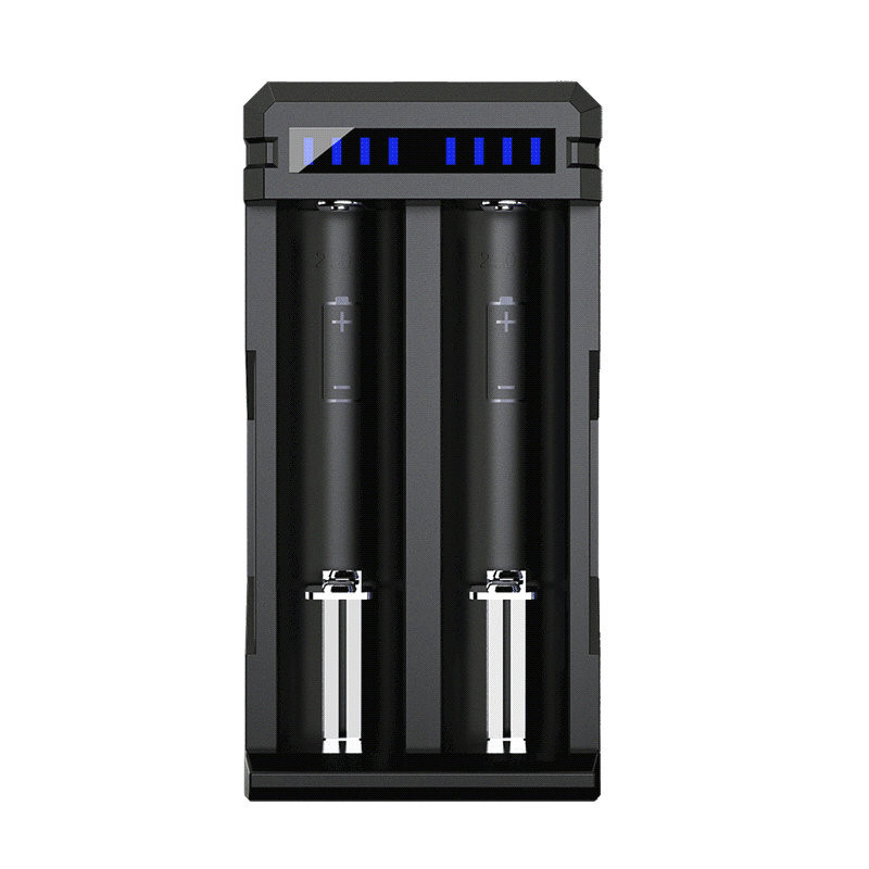 SC2 fast charger Li-ion (18650, 21700, 26650, 20700, 18700, 14500, 16340, 18350, 18500, 10440)