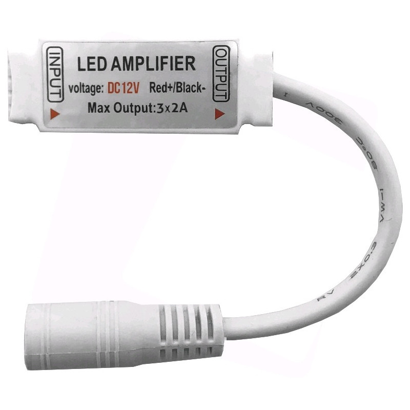 Bousval Électrique™, RGB LED strip injector-amplifier to extend LED strip