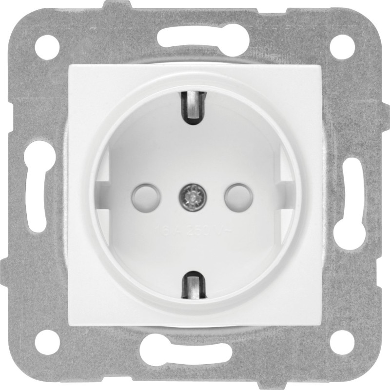 Meridian / Karre socket with grounding, child protection