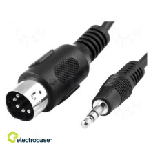 Cable DIN 5pin plug, Jack...