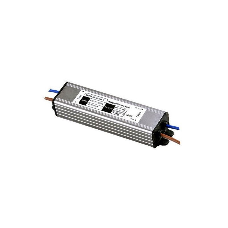 „Bousval Électrique™“, vandeniui atsparus IP65 LED juostų maitinimo šaltinis, 12 W, metaliniame korpuse