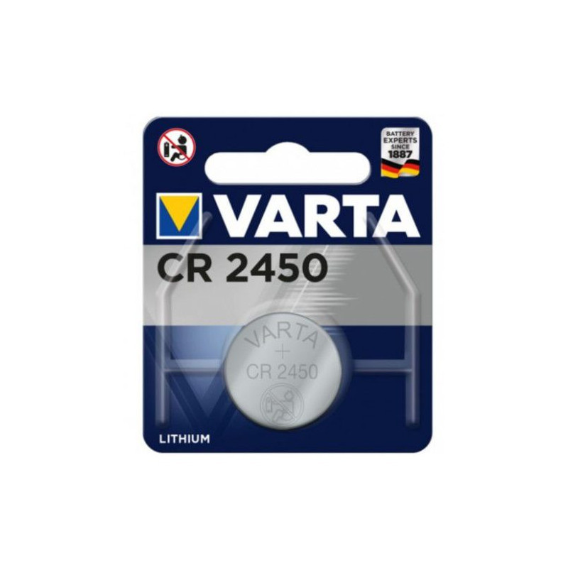 CR2450 batteries Varta lithium 6450 in a package of 1 pc.