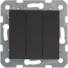 Switch 1+1+1 black mech. z...
