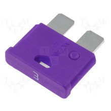 Fuse: fuse, 3A, 32V, automotive, 19 mm, UNIVAL