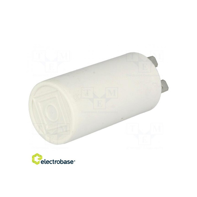 Kondensatorius: variklis, darbinis 1,5uF 450V ¨30x60mm -25÷70°C ±5% 3000h