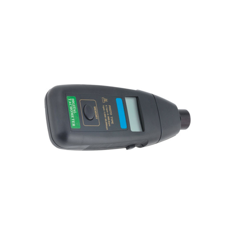 Tachometras DM-2234B LCD 5 skaitmenų 10 mm, 5 ÷ 99999 aps./min., 190x72x37 mm, 235 metai