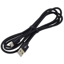 USB pintas laidas – USB-C / Type-C „everActive CBB-2CB“ 200 cm su greito įkrovimo iki 3 A palaikymu