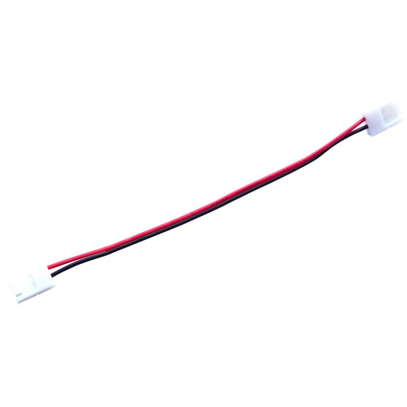 12 V 14 W LED juostelės dvipusė jungtis, 2 laidai, 15 cm
