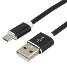 USB micro B / USB A laidas 1,0 m „everActive CBS-1.5MB 2.4A“ juodas, 1 vnt. pakuotėje.