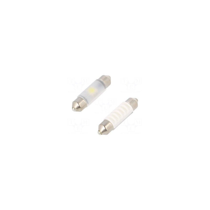 Kaitrinė lemputė: automobiliams, SV8.5, balta, 12 V, 1 W, VISIONPRO LED