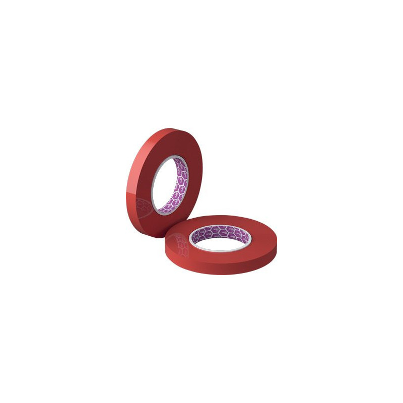 Double-sided transparent reinforced permanent adhesive tape, 19mm x 2.5m, PET