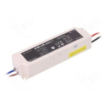 Power supply: switched-mode LED 36W 12VDC 3A IP67 OUT: 1