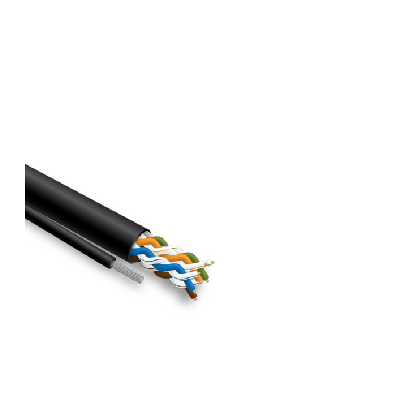 LAN kompiuterio tinklo kabelis, INSTALL BASE CAT5E FTP, skirtas lauko instaliacijai su kabeliu / 305 m