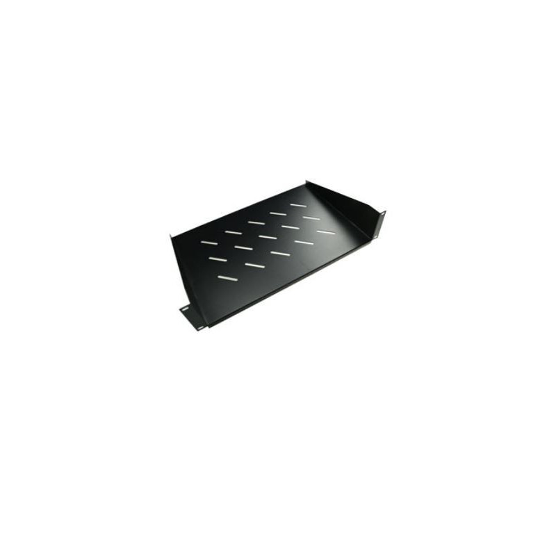 1U konsolinis stovas, montuojamas priekyje, 250 mm, juodas