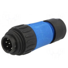 Connector: circular plug...