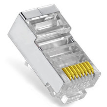 Connector RJ45 shielded for CAT5 STP FTP LAN cable