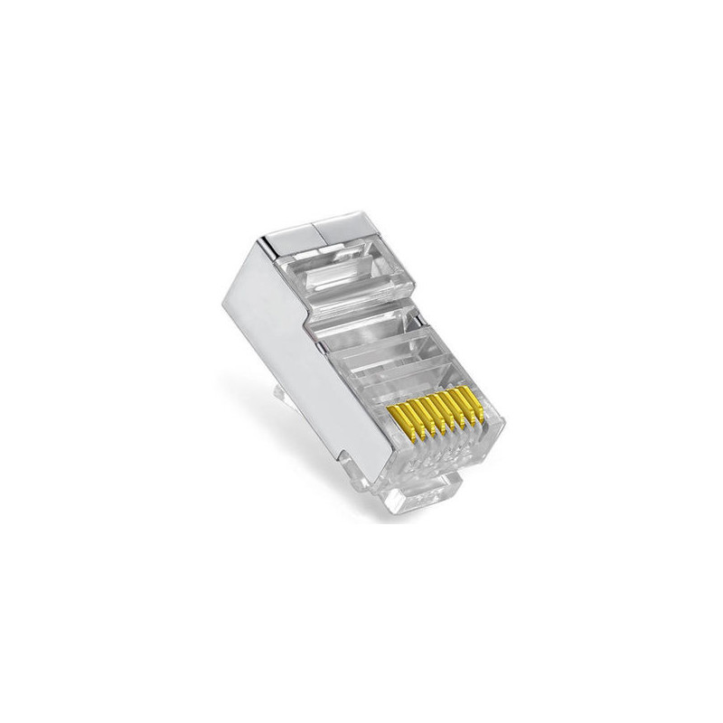 Connector RJ45 shielded for CAT5 STP FTP LAN cable