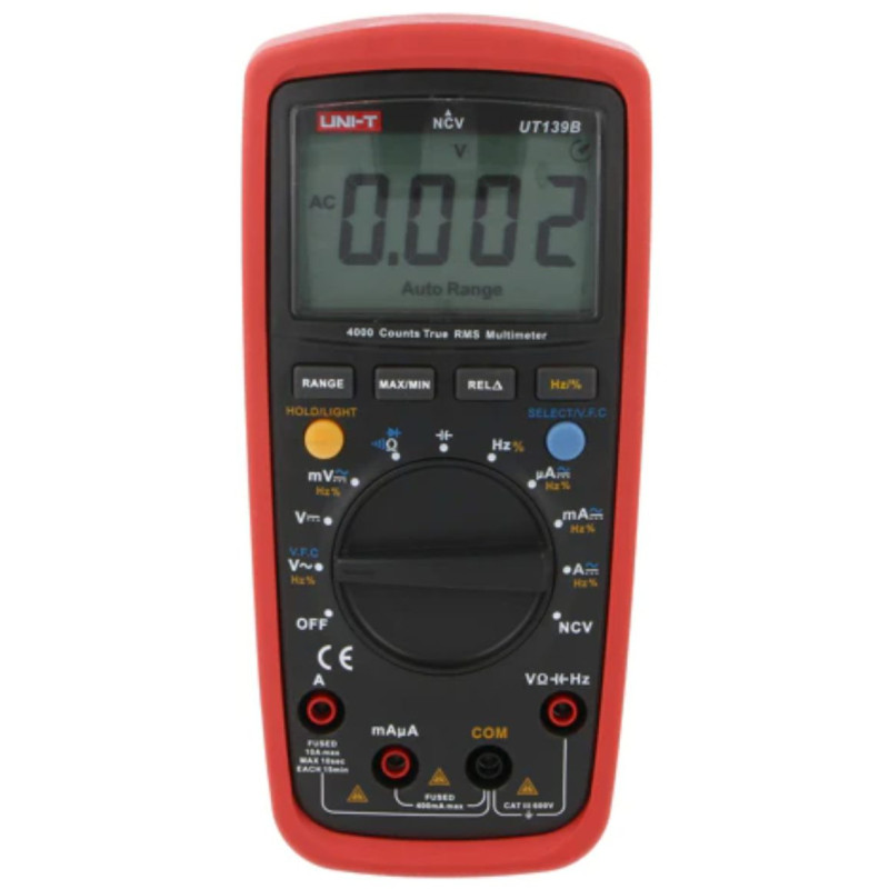 Digital multimeter LCD (4000), with a backlight True RMS