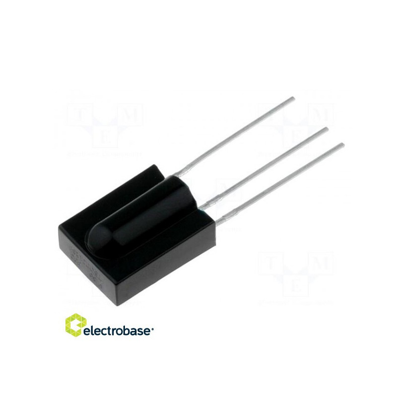 Integrated IR receiver, 38kHz, 45°, 2.5÷5.5 V