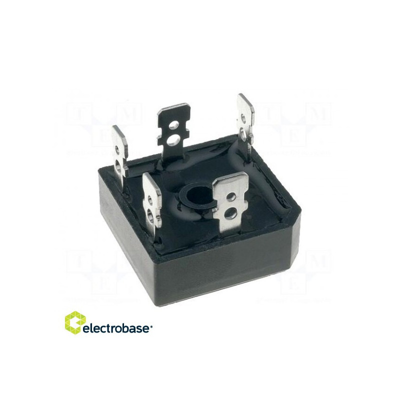 Bridge rectifier: three-phase, Urmax: 1.6kV, Ja: 50A, Ifsm: 500A