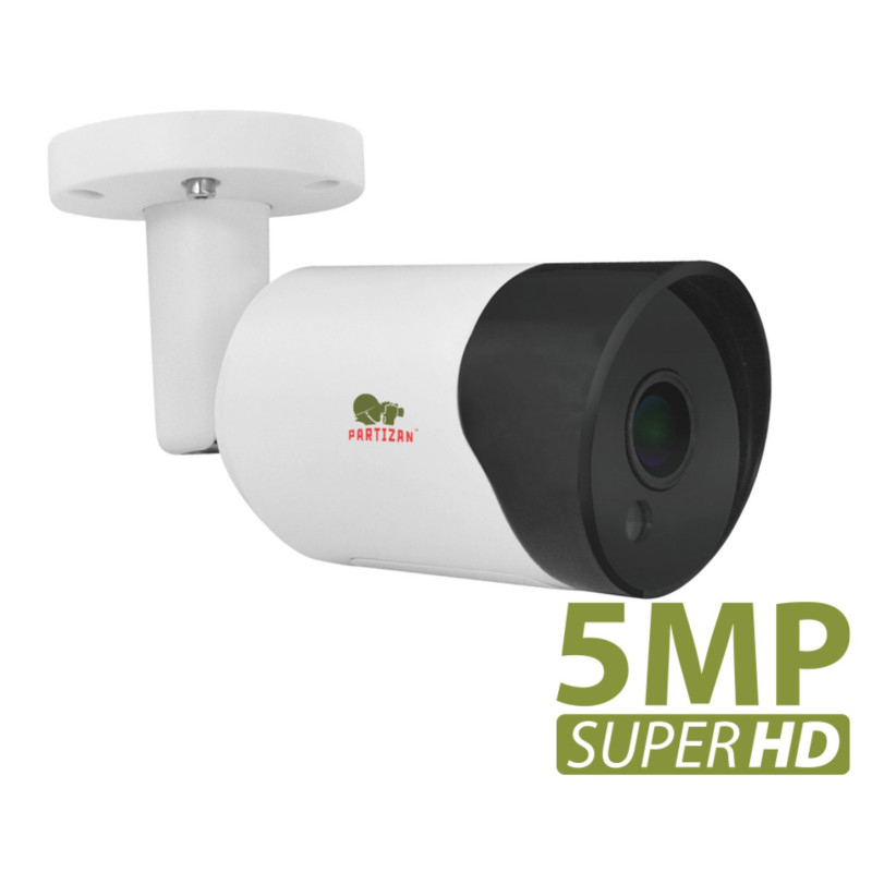 Vaizdo stebėjimo kamera AHD, PARTIZAN™, 5.0 Mpix, 2.8 mm objektyvas, kulka, IR 30 m