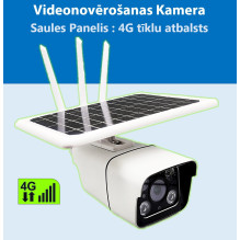 4G Mobile Network Surveillance Camera with Solar Panel and Built-in Batteries, Sony Video Sensor