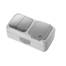 Waterproof IP54 2-pole...