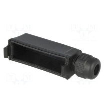 Protective terminal cover with gasket, IP66