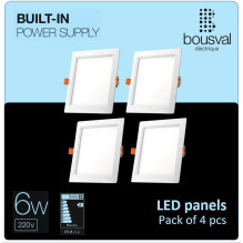 Set of 4 square LED panels...