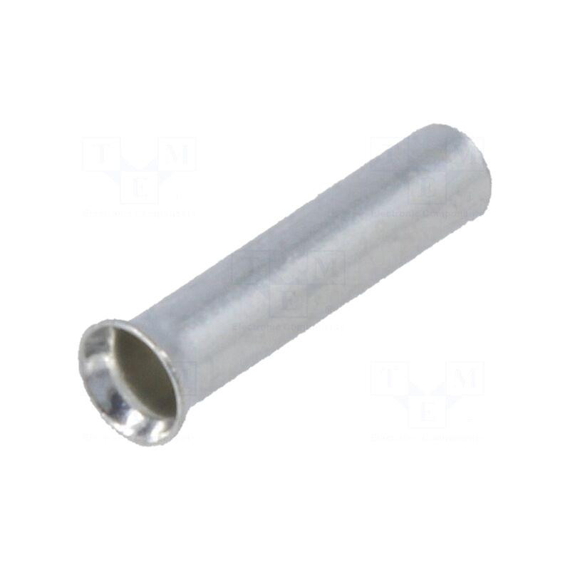 Įtvaro antgalis, neizoliuotas, varinis, 1 mm², 8 mm, alavuotas