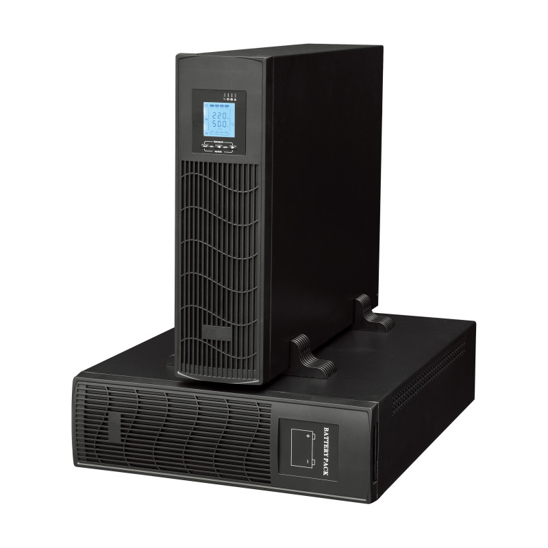 RACK Online nepertraukiamo maitinimo šaltinis + akumuliatorių spintelė 8x7Ah / 12V, 2700W