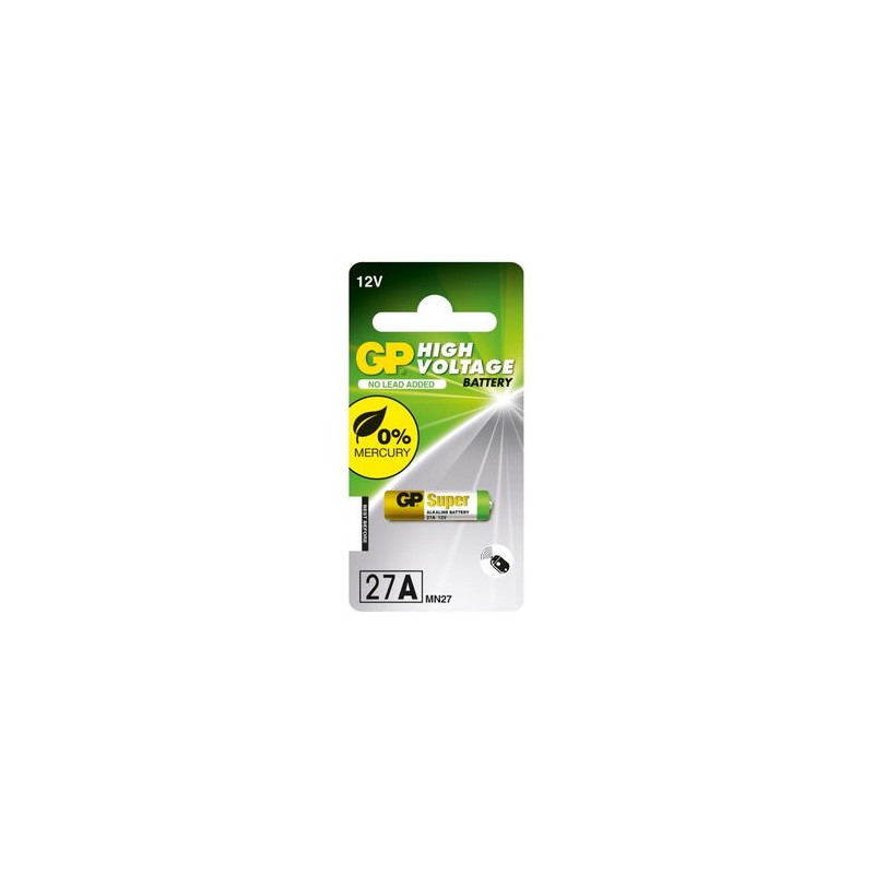 27A baterijos 12V GP šarminės GP 27A MN27 L828 27AF-U5 1 vnt.