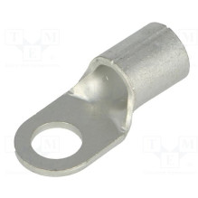 Bell terminal, M6, 10÷16mm2, crimped, for cable, not insulated