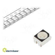LED, SMD, 3528,PLCC4, red / yellow, 3.5x2.8x1.9 mm, 120°, 20mA