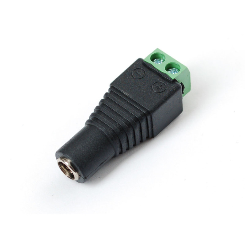Bousval Électrique™, DC Female LED strip power connector with screws (AD-DC-F)