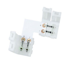 LED juostelė 8 mm L tipo jungtis, 2 laidai