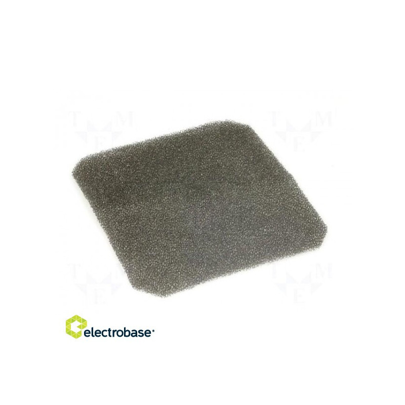 Ventiliatoriaus priedai: filtras, 92x92x2,5 mm, ventiliatoriaus matmenys: 92x92 mm
