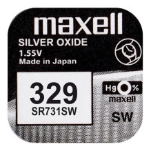 329 batteries 1.55V Maxell...