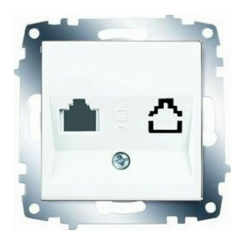 Meridian / Karre RJ45 computer socket without mechanism