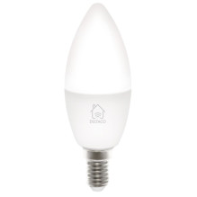 DELTACO LED Bulb, E14, WIFI 2.4GHZ, 5W, 470LM, Dimmable, 2700K-6500K, 220-240V