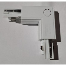 LED Tracklight connector L type 3P White