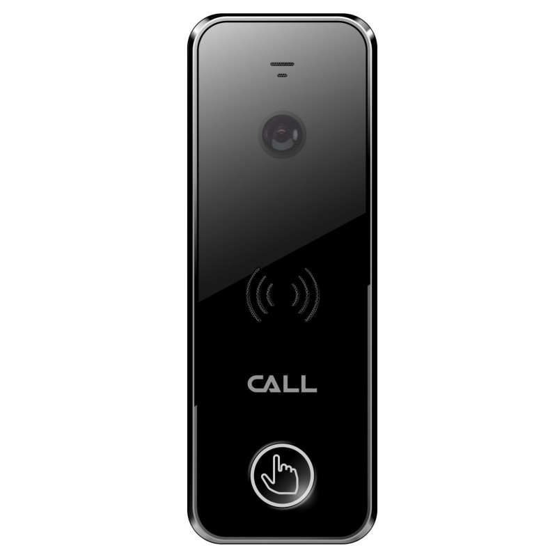 1/4 color CMOS Doorphone (intercom) entry panel. 110 degrees. Black