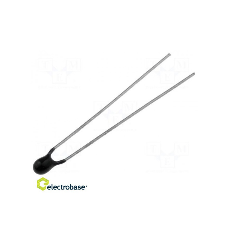 NTC thermistor, 1k?, THT, 3950K, -55÷125°C, 3.5mW, Ø3x4mm