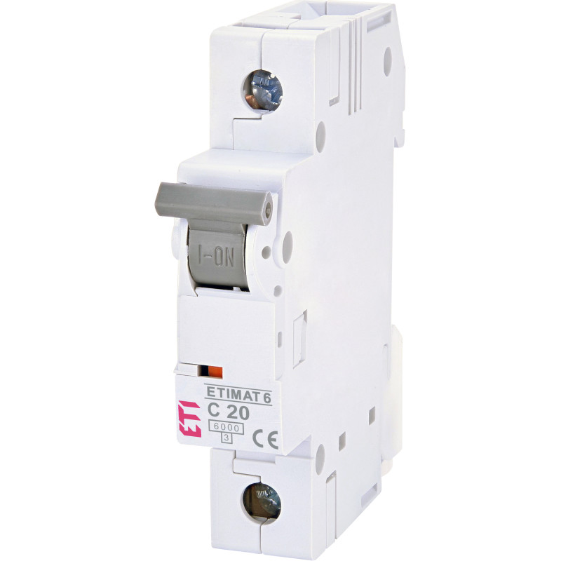 ETIMAT 6 1P 6KA C-20A automatinis jungiklis