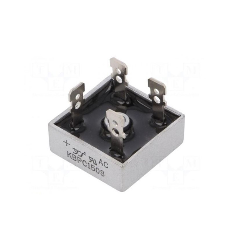Bridge rectifier: single-phase, Urmax: 800V, Ja:15A, Ifsm: 300A