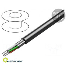 Wire, RS232, 4x24AWG,...
