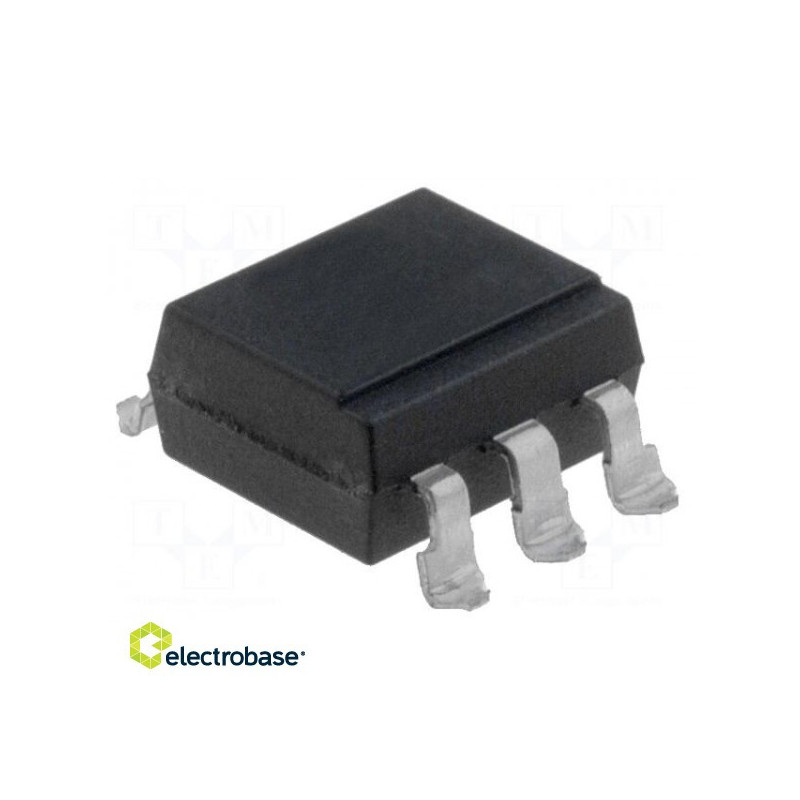 Optotriac, 5.3kV, Output: 600V, zero voltage crossing driver