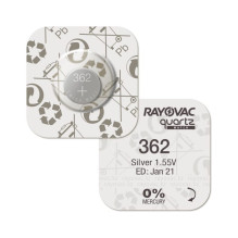 362 batteries 1.55V Rayovac...
