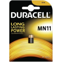 11A baterijos 6V Duracell Alkaline MN11 / E11A, pakuotėje po 1 vnt.
